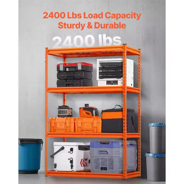 Étagères de Rangement, 1088 kg, Étagères de Garage Robustes à 4 Niveaux, 50,8 P x 101,6 L x 152,4 H cm, Étagères Métalliques Réglables pour Unité d'Étagères Industrielles