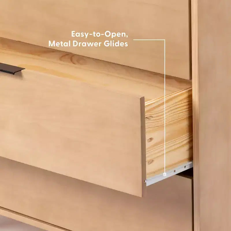 3 Drawer Dresser with Brass Handle