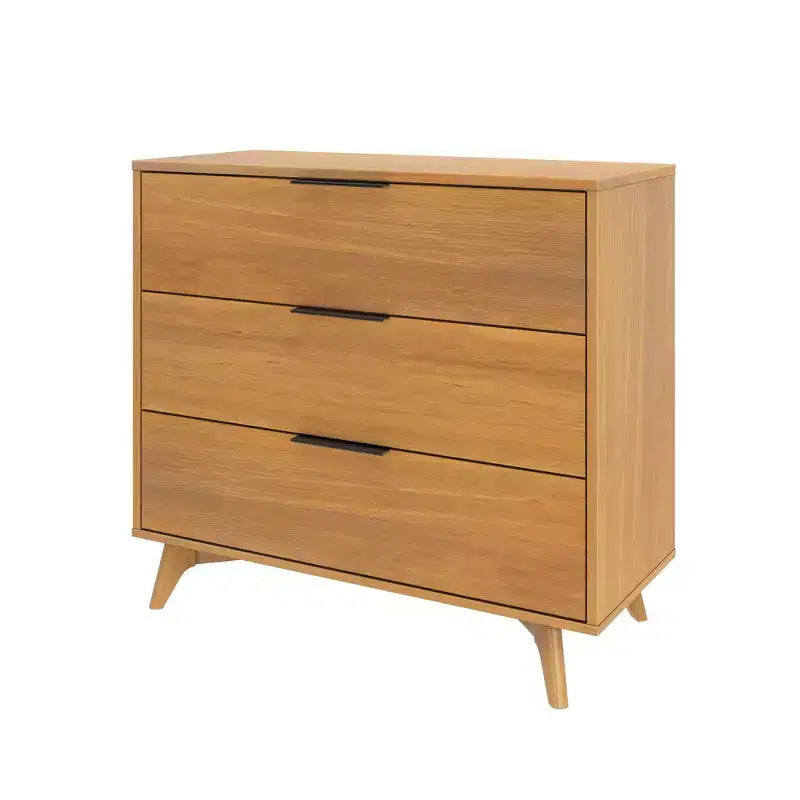 3 Drawer Dresser with Brass Handle