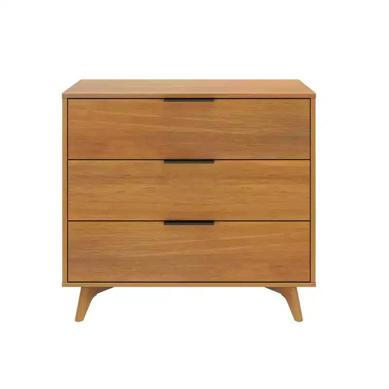 3 Drawer Dresser with Brass Handle