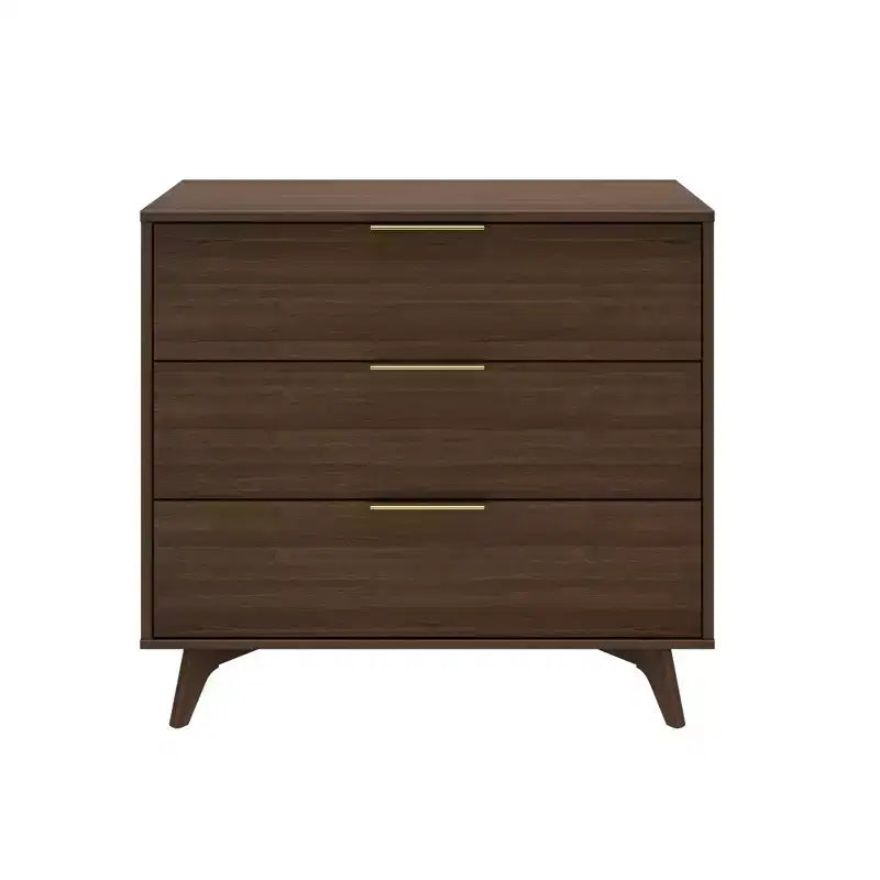 3 Drawer Dresser with Brass Handle