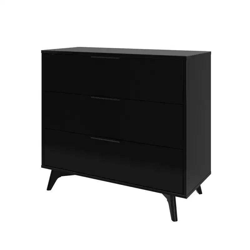 3 Drawer Dresser with Brass Handle