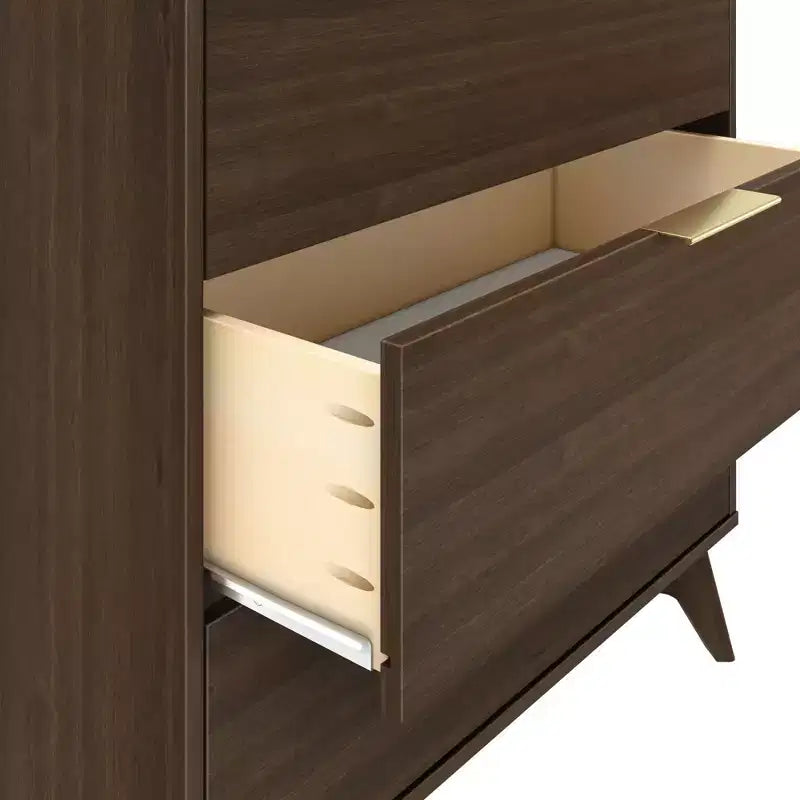 3 Drawer Dresser with Brass Handle