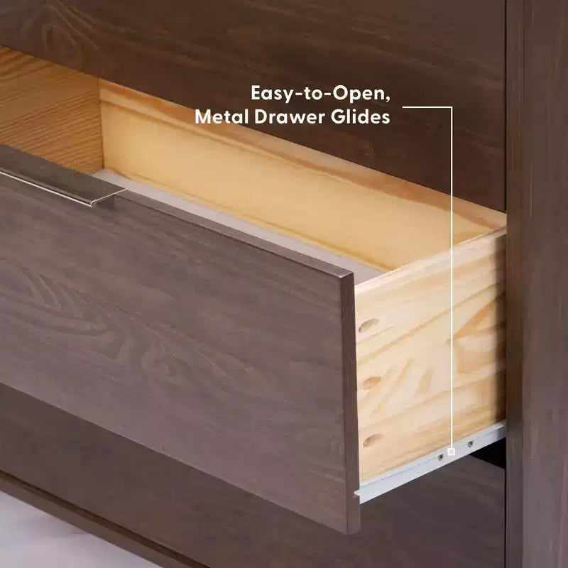3 Drawer Dresser with Brass Handle