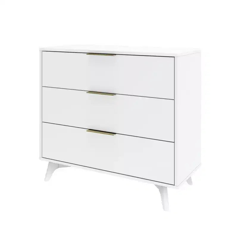 3 Drawer Dresser with Brass Handle