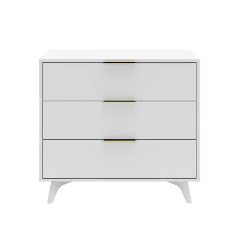 3 Drawer Dresser with Brass Handle