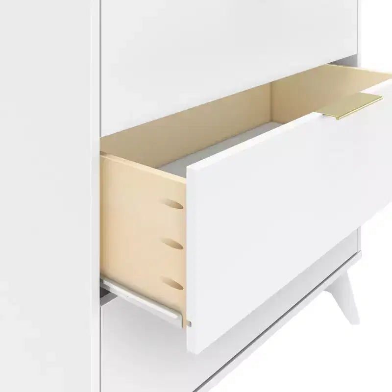 3 Drawer Dresser with Brass Handle