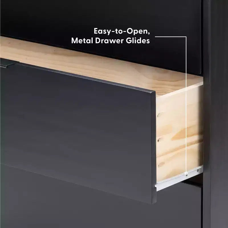 3 Drawer Dresser with Brass Handle