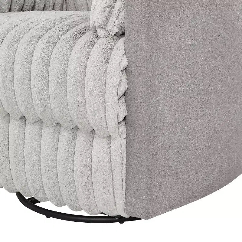 Wide Wale Corduroy Upholstery Manual Recliner