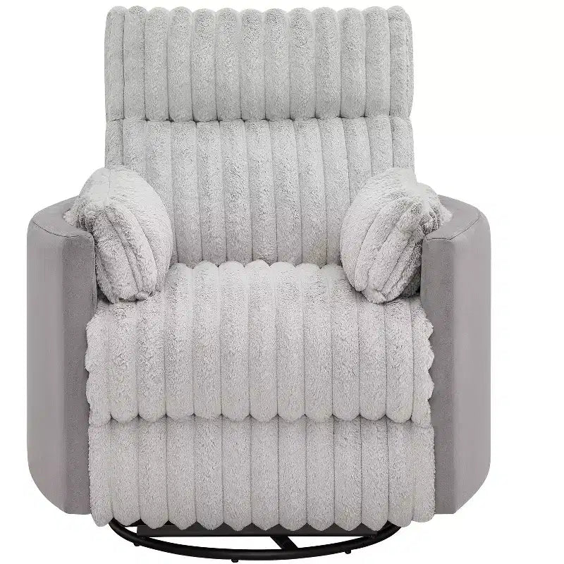 Wide Wale Corduroy Upholstery Manual Recliner
