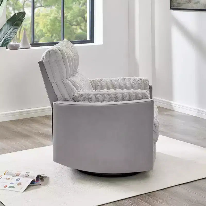 Wide Wale Corduroy Upholstery Manual Recliner