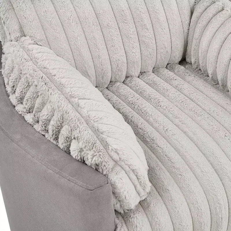 Wide Wale Corduroy Upholstery Manual Recliner