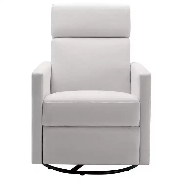 Modern Accent Chairs for Bedroom, Upholstered Rocker Nursery Chair Plush Seating Glider Swivel Recliner Chair