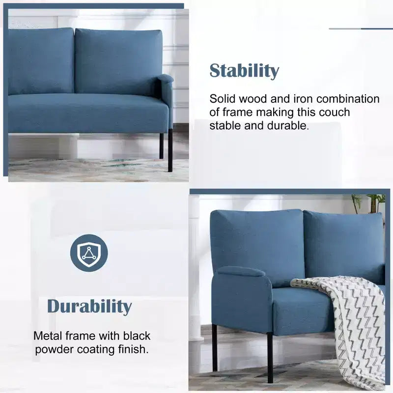 47" Lazy Floor Curved Bubble Chair Oversized Single for Living Room Green