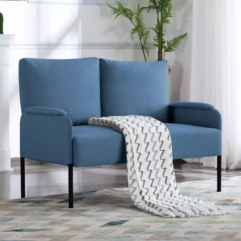 47" Lazy Floor Curved Bubble Chair Oversized Single for Living Room Green