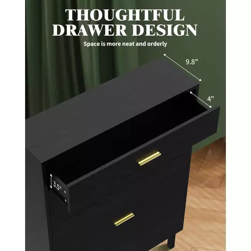 Shoe Storage Cabinet with Dual Flip Drawers, Space-Saving Shoe Organizer for Entryway, Hallway, or Mudroom, Hidden Shoe Rack Cupboard