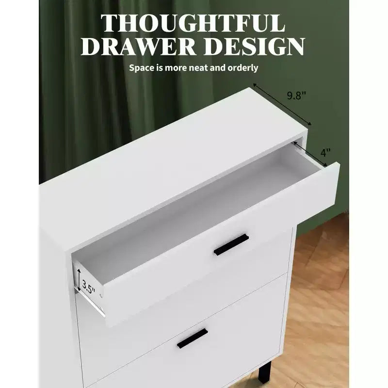 Shoe Storage Cabinet with Dual Flip Drawers, Space-Saving Shoe Organizer for Entryway, Hallway, or Mudroom, Hidden Shoe Rack Cupboard