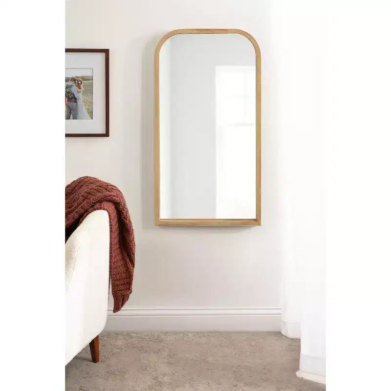 Wood Framed Arch Mirror