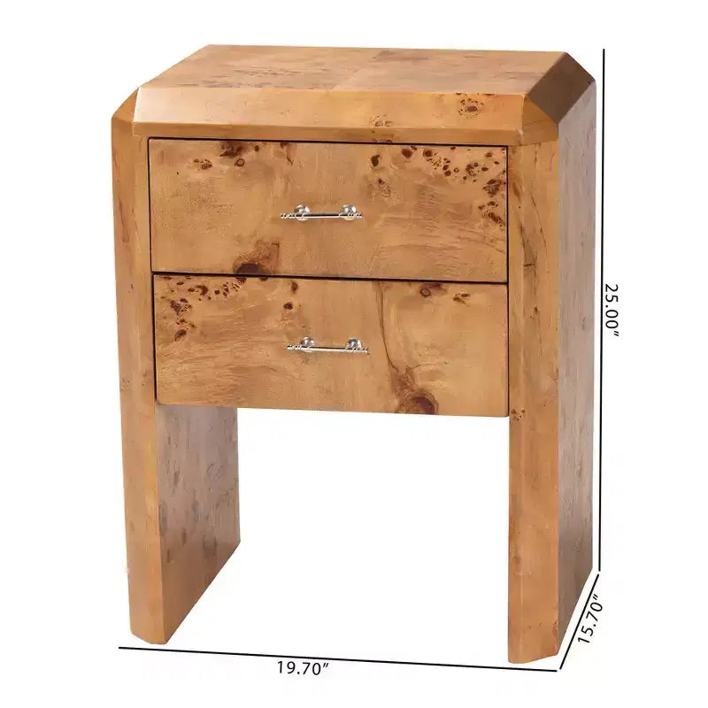 Wood Nightstand