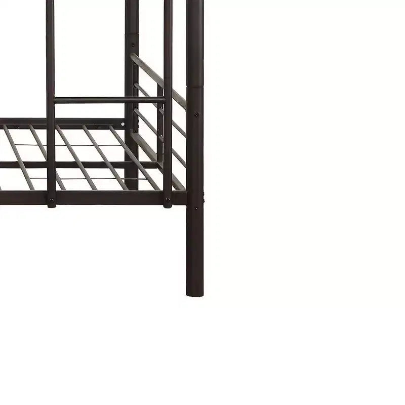 79" Full Bunk Bed Bristol Loft and Bunk Bed Dark Brown : Metal Frame, No Box Spring Needed
