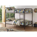 79" Full Bunk Bed Bristol Loft and Bunk Bed Dark Brown : Metal Frame, No Box Spring Needed