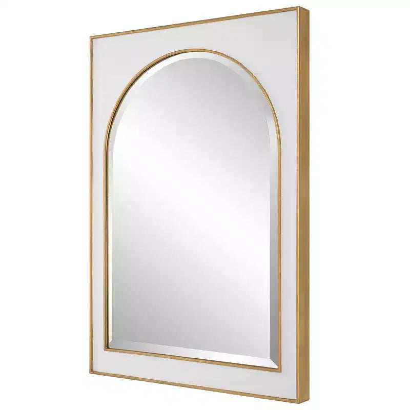 Antiqued Gold Leaf Wall Mirror 25 x 37 1/2
