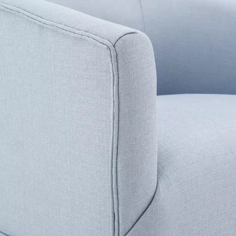 Elm Skirted Swivel Accent Chair