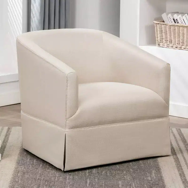 Comfort Pointe Elm Skirted Swivel Accent Chair