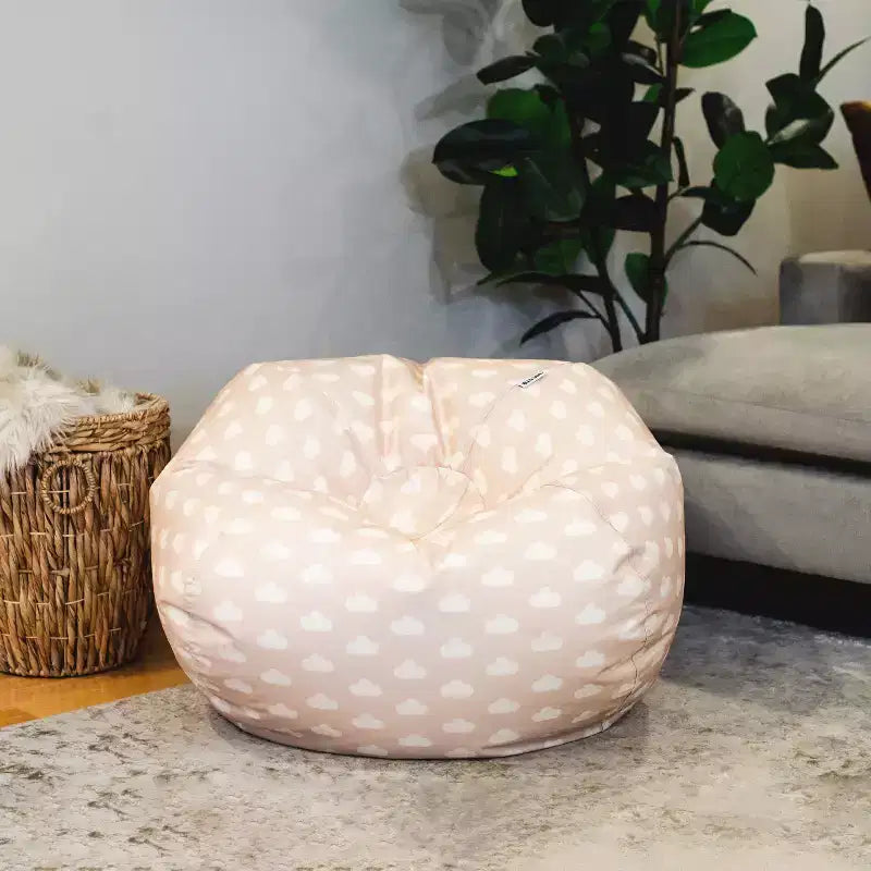 Classic Bean Bag Chair, Durable Polyester Nylon Blend, Kids