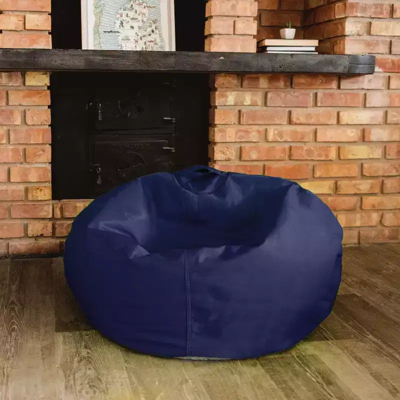 Classic Bean Bag Chair, Durable Polyester Nylon Blend, Kids