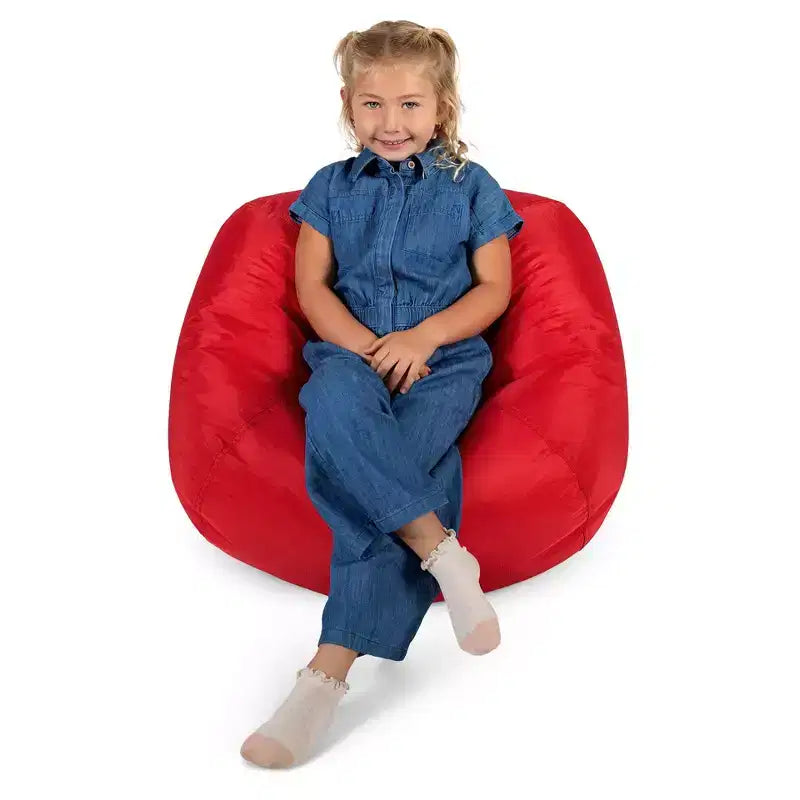 Classic Bean Bag Chair, Durable Polyester Nylon Blend, Kids