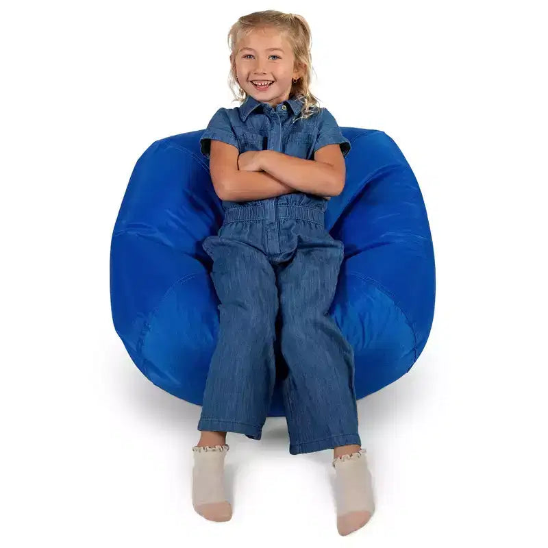 Classic Bean Bag Chair, Durable Polyester Nylon Blend, Kids