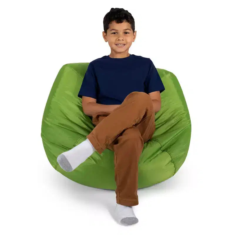 Classic Bean Bag Chair, Durable Polyester Nylon Blend, Kids