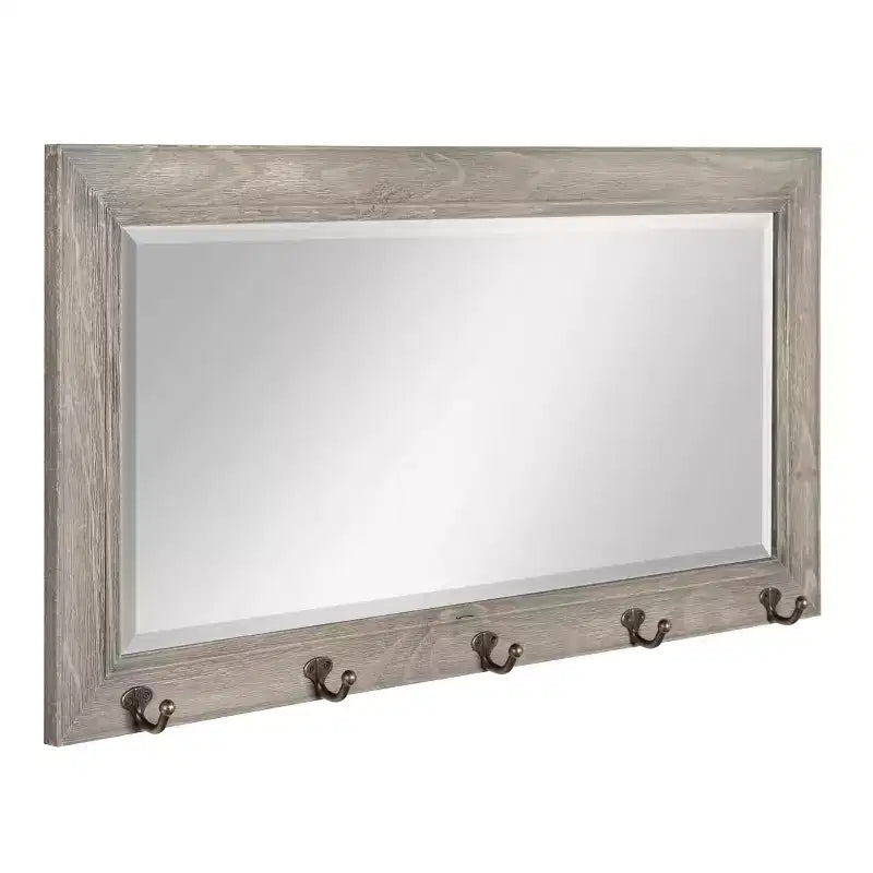 36 x 18 Pub Mirror with Metal Hooks