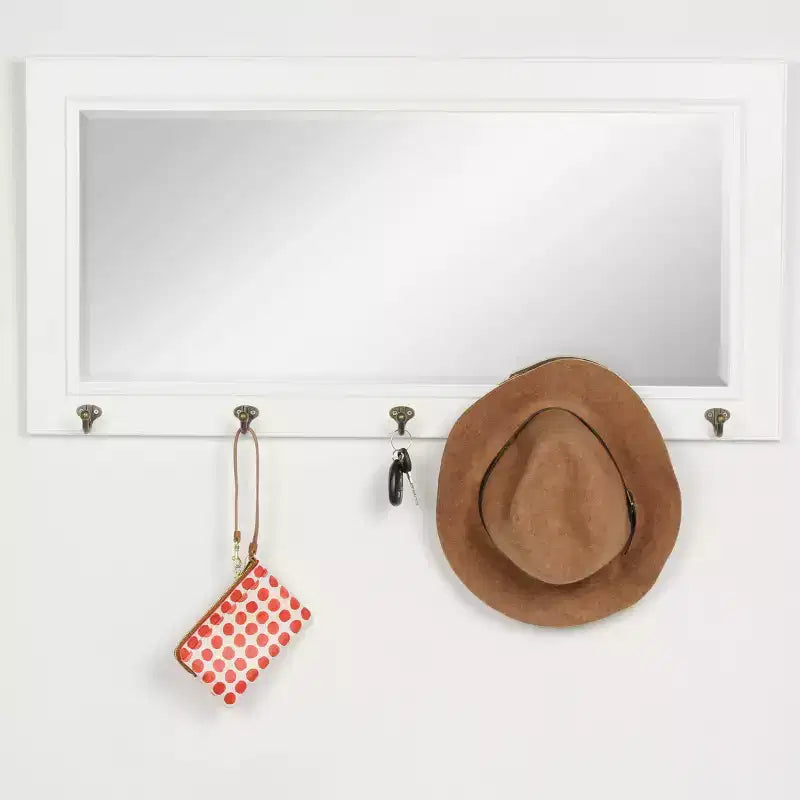 36 x 18 Pub Mirror with Metal Hooks
