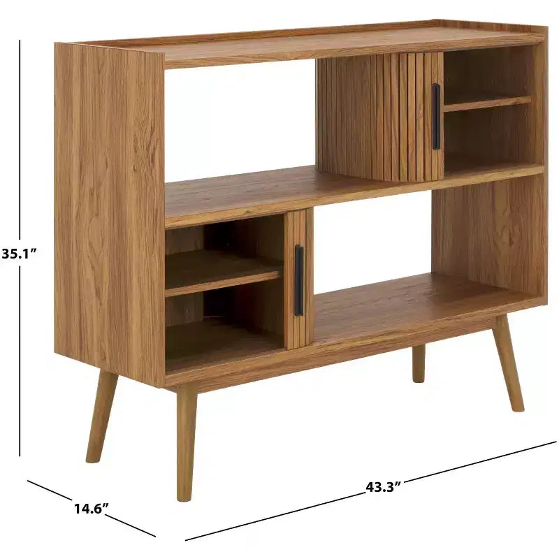 Tambour Door Media Stand