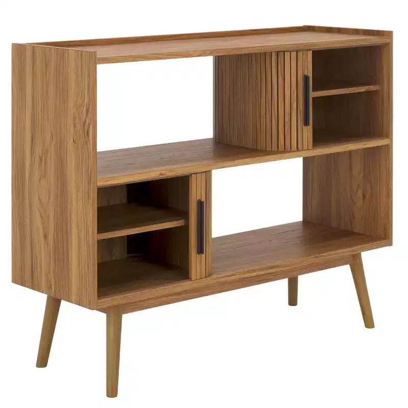 Tambour Door Media Stand