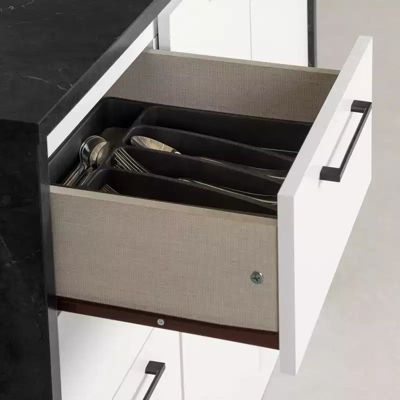 Kitchen Island with Faux Marble Top