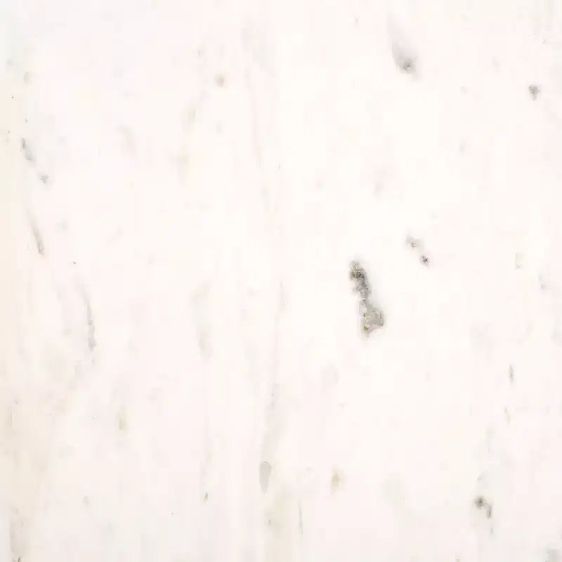 Marble Side Table White Marble/Black