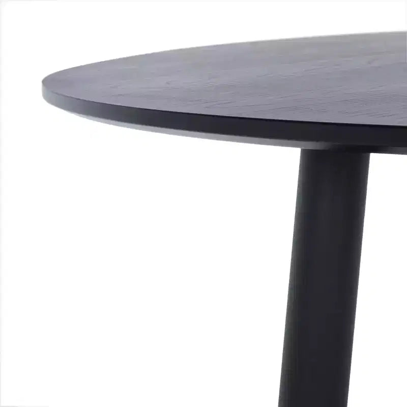 Round Dining Table in Black and Gold