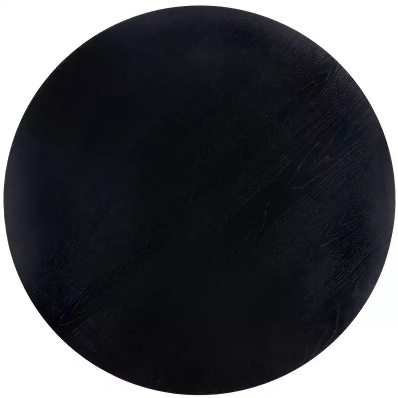 Round Dining Table in Black and Gold