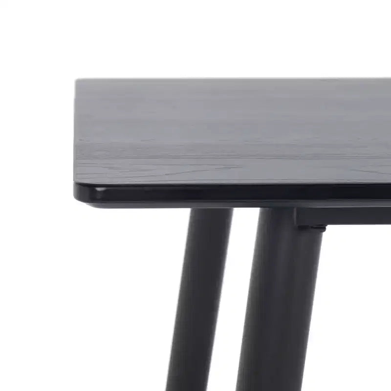 Rectangular Dining Table Black/Gold