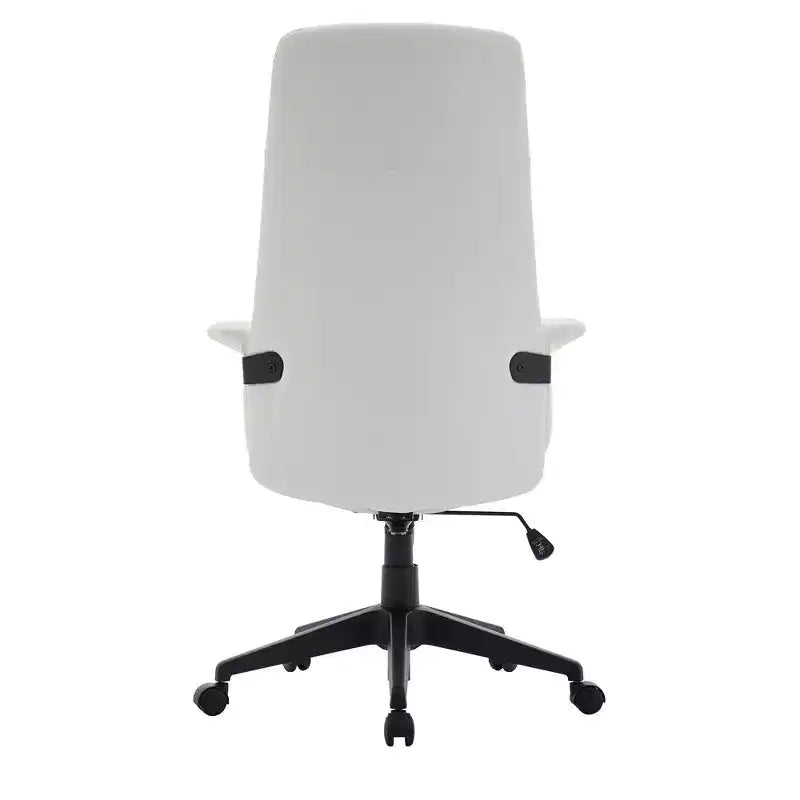 Ergonomic Leather High-Back Office Chair — Adjustable Height, Swivel & Tilt, Armrests, Modern Desk Chair for Home Office