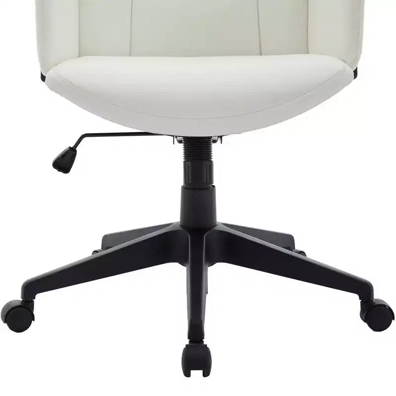 Ergonomic Leather High-Back Office Chair — Adjustable Height, Swivel & Tilt, Armrests, Modern Desk Chair for Home Office