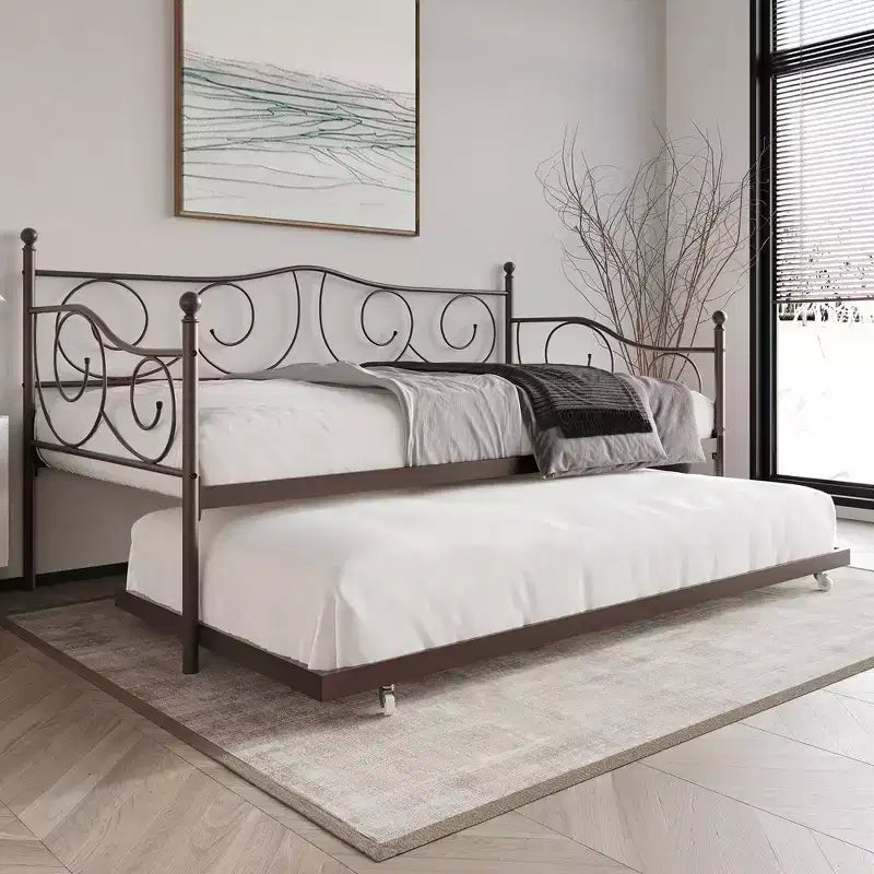 Metal Daybed With Trundle