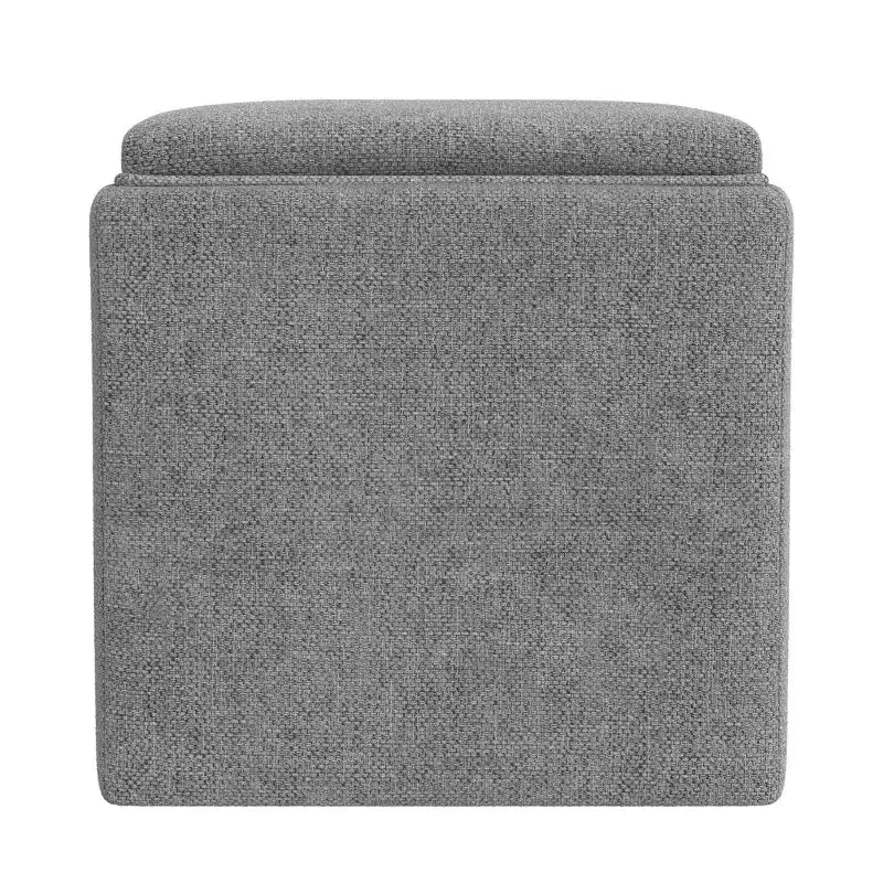 Storage Ottoman with Tray Top