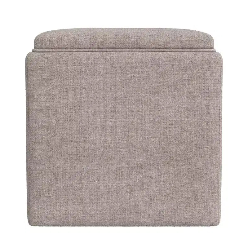 Storage Ottoman with Tray Top