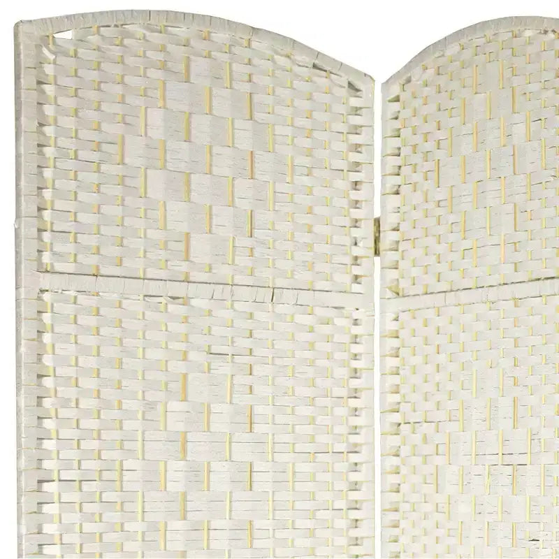 7 ft. Tall Diamond Weave Room Divider (6 Panels)