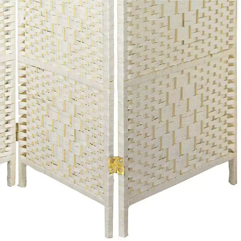 7 ft. Tall Diamond Weave Room Divider (6 Panels)