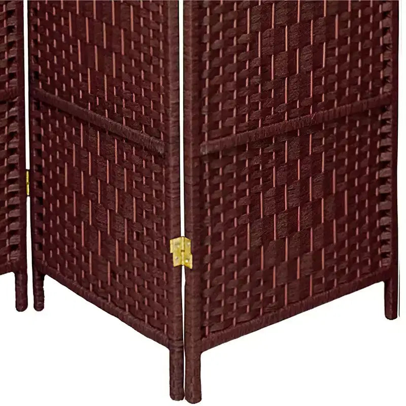7 ft. Tall Diamond Weave Room Divider (6 Panels)